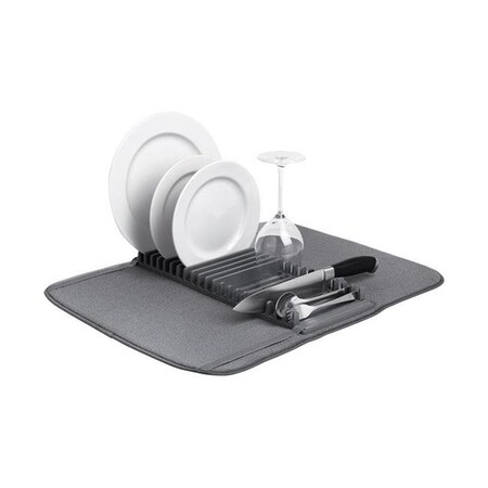 Vortex 2.5 x 18 x 24 in. Drying Rack with Mat  Charcoal VO153488